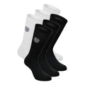 Don Carlito XXL Crew Move Sports Socks 6 Pack-Black,White