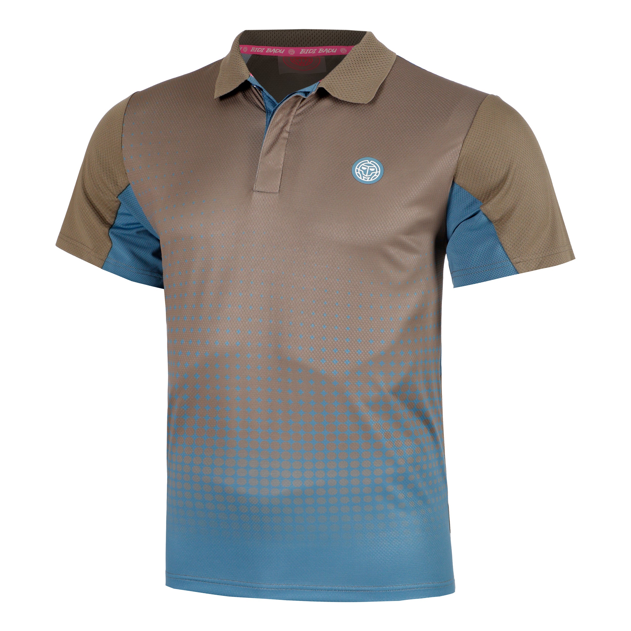 Spectrum Spirit Polo Men-Brown,Blue – Tennis-Point