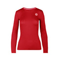 Mina Tech Roundneck Long sleeve Girls - dark red,