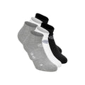 No Party XXL No Show Move Tennis Socks-Grey,Black