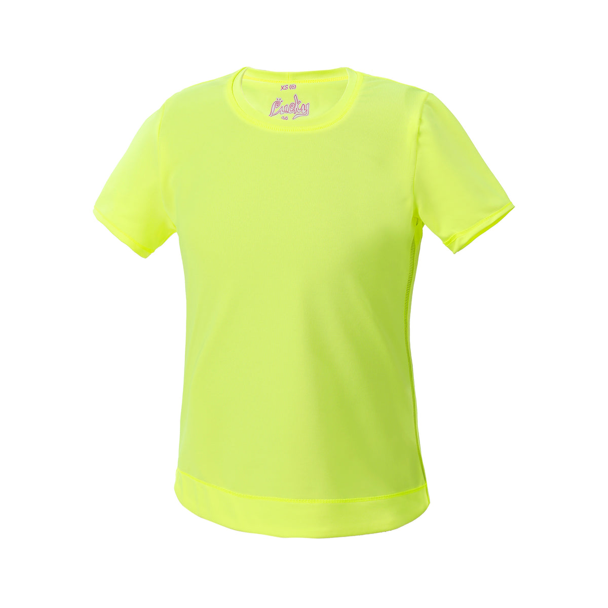 Lucky in Love Dynamik High-Low T-Shirt Girls - yellow,