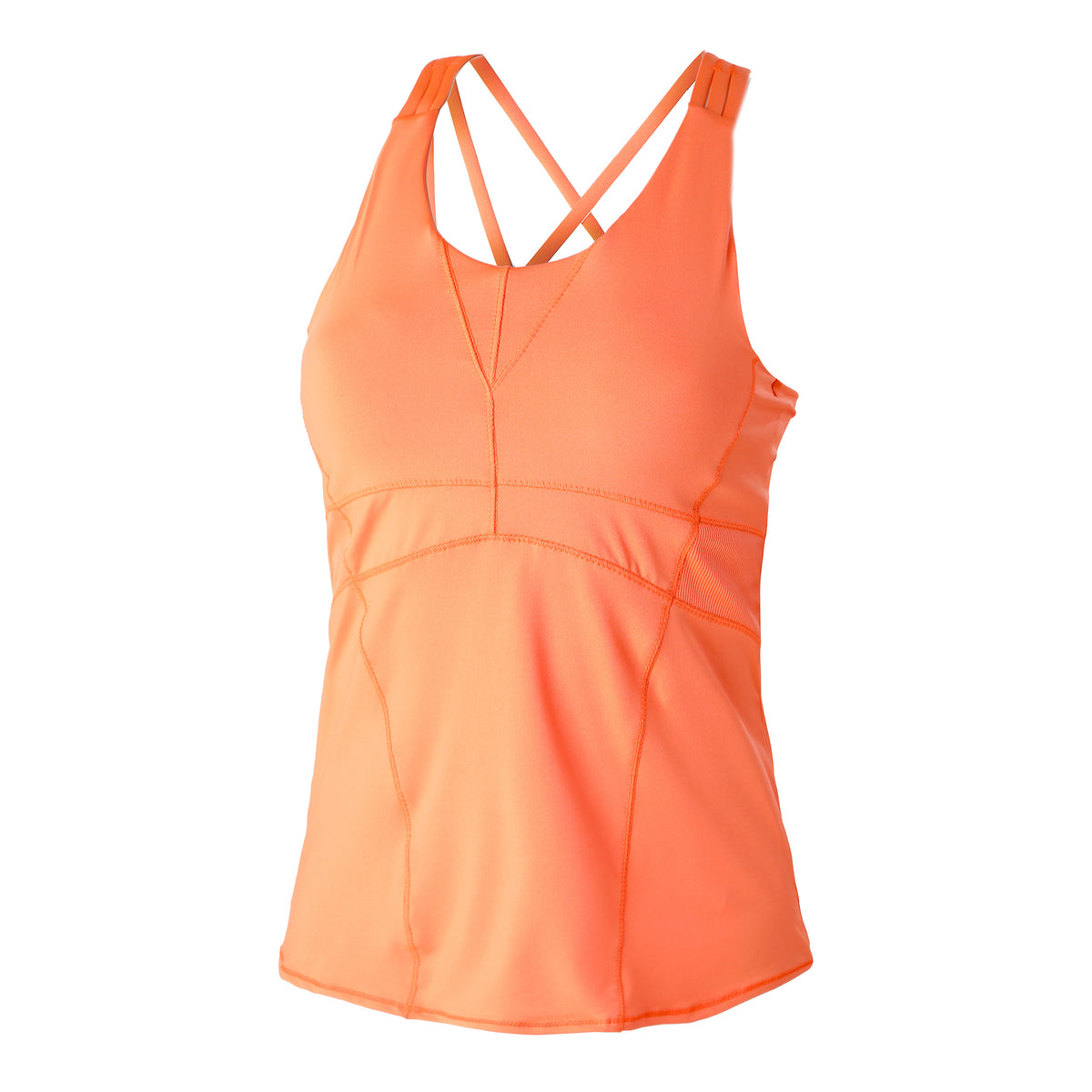 Lucky in Love Shock Cami with Bra Tank top Women - coral,