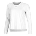 High Low Breezy Long sleeve Women - white,
