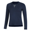 High Low Breezy Long sleeve Women - dark blue,