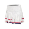 Can't Find Me Love Long Hide Out Smocked Skirt Women - white, red