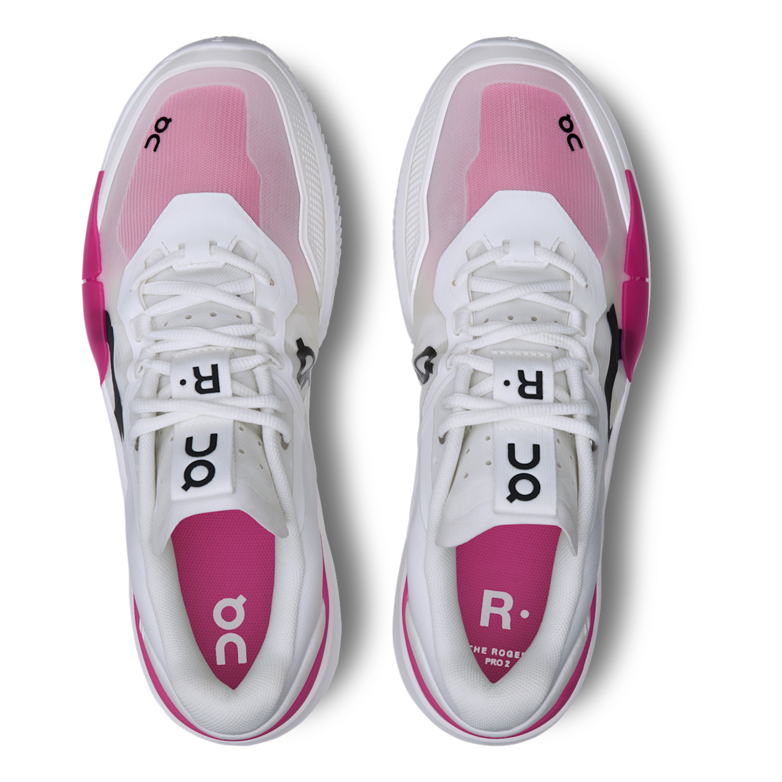 on THE ROGER Pro 2 ピンク The Roger Pro 2 All Court Shoe Men-White,Pink | Tennis-Point