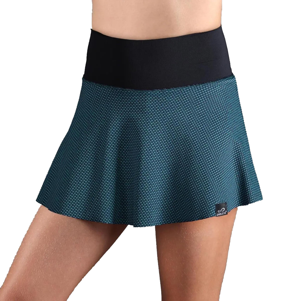 Endless Lux Skirt Girls - petrol, black