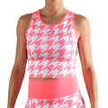 Chill Tank Top Women-Coral,White