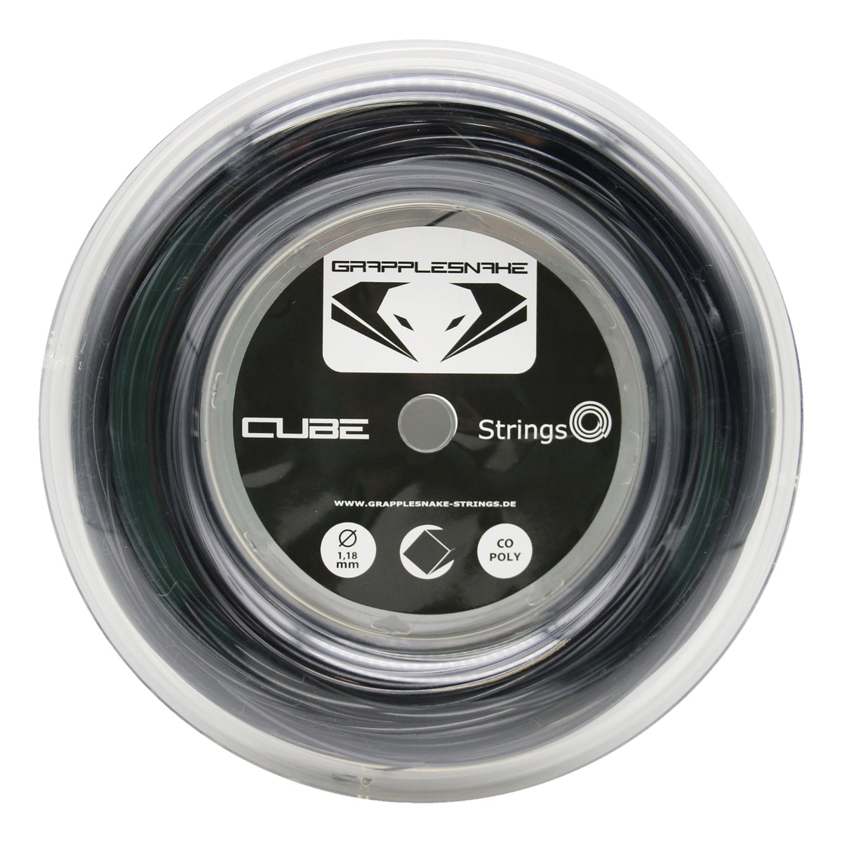 Grapplesnake Cube String reel 200m - black