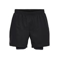 Dallas 2in1 Shorts Men-Black