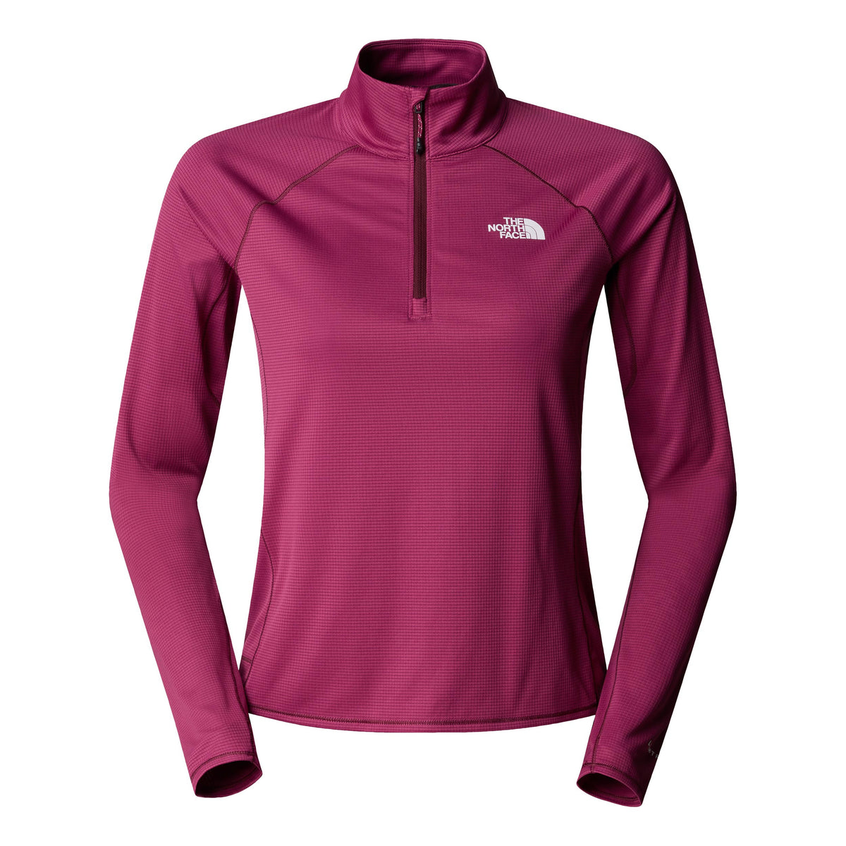 The North Face Sunriser 1/4 Zip Running Shirt Women-Berry