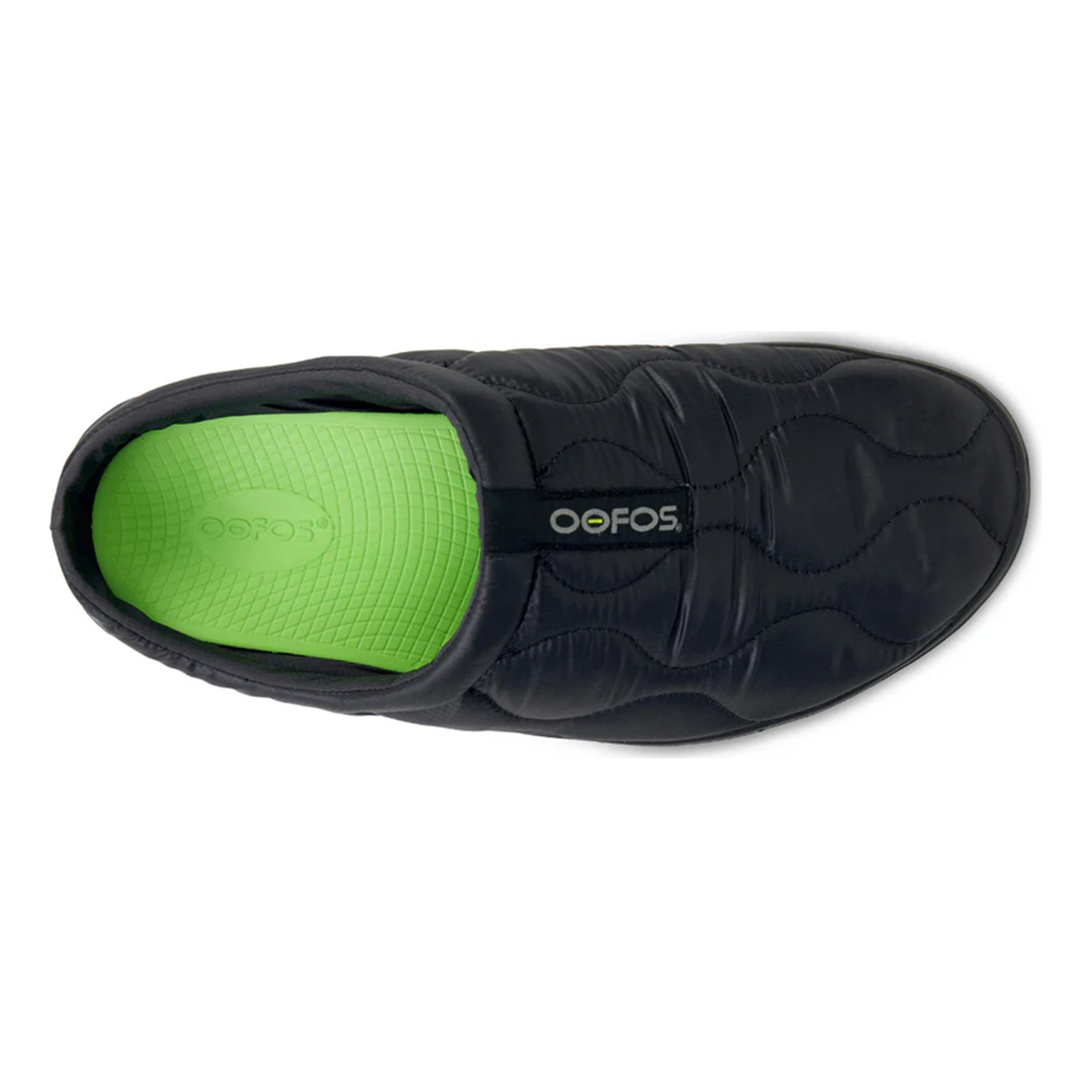 koji‼️ Oocoozie Thermo Mule Recovery shoe Unisex - black, neon green
