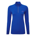 Core Thermal 1/2 Zip Running Shirt Women-Blue