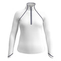 Solid Sun Protection Training Jacket Women-White