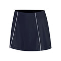 Colorblock Flounce Skirt Women-Dark Blue
