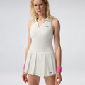 Match Tank Top Women-Cream