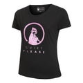 Baseline Logo Glitter T-Shirt Women - black, rose