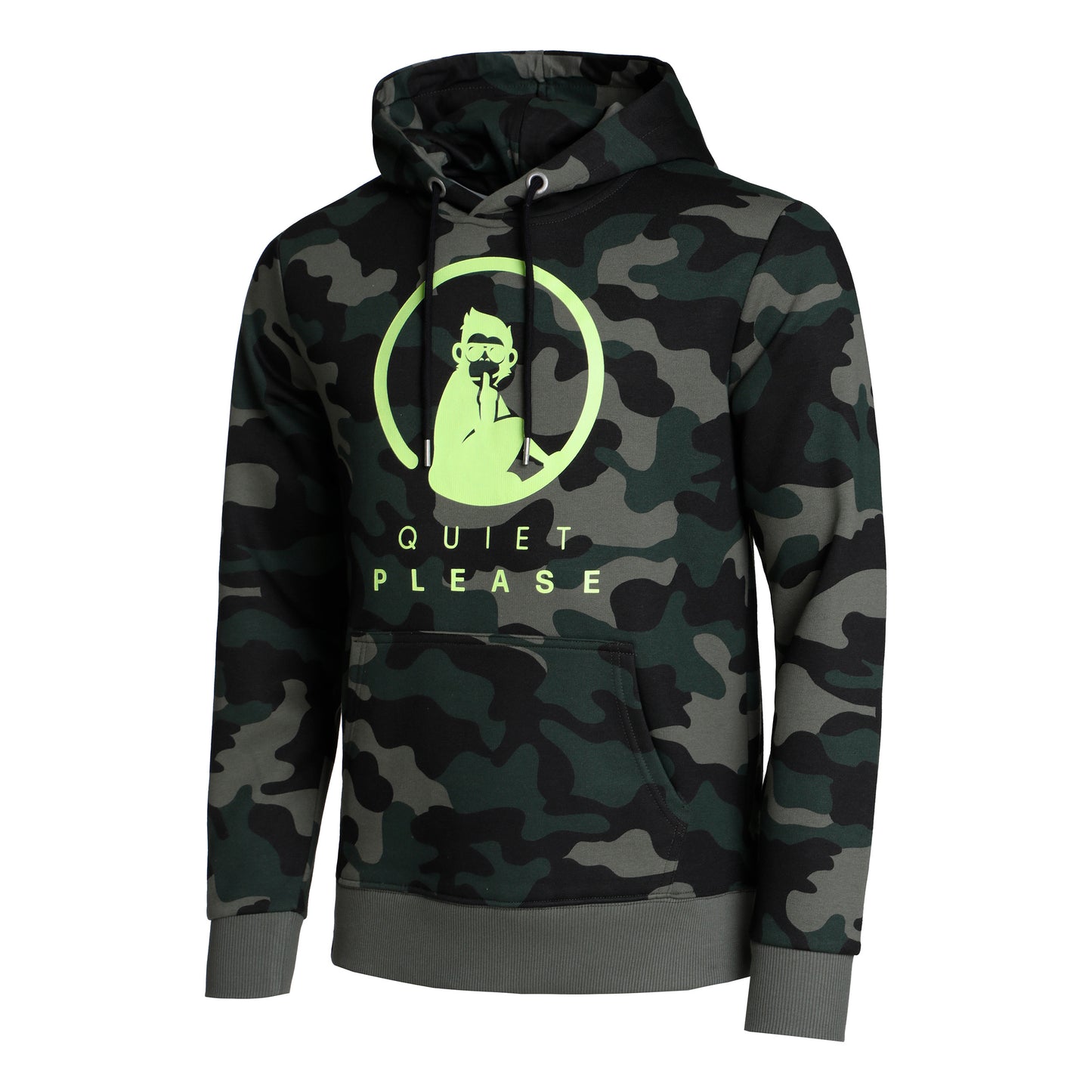 Quiet Please Advantage Logo Hoody Men - khaki, olive