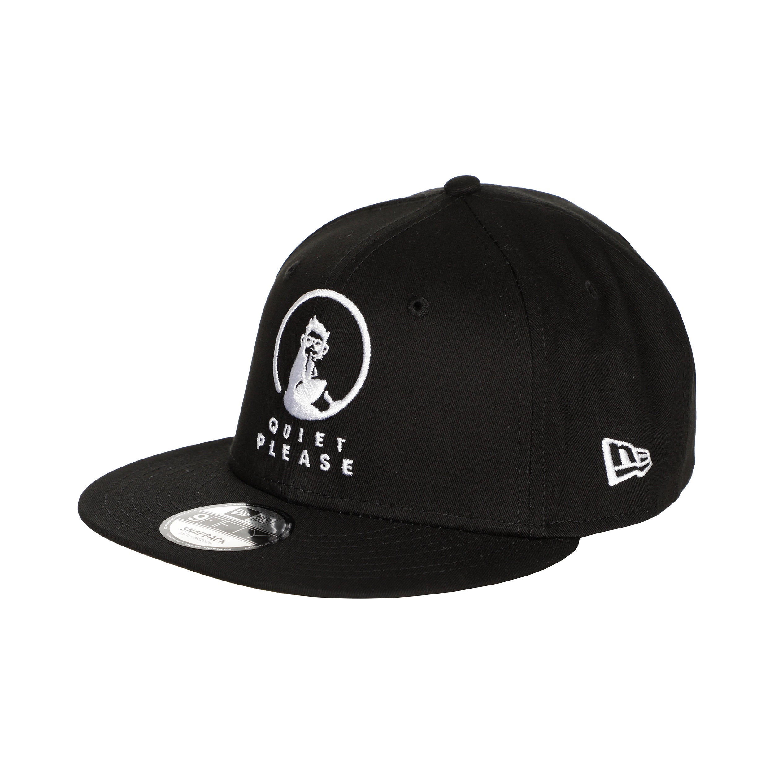 Quiet Please New Era Core 9 Fifty Cap Unisex - black, white