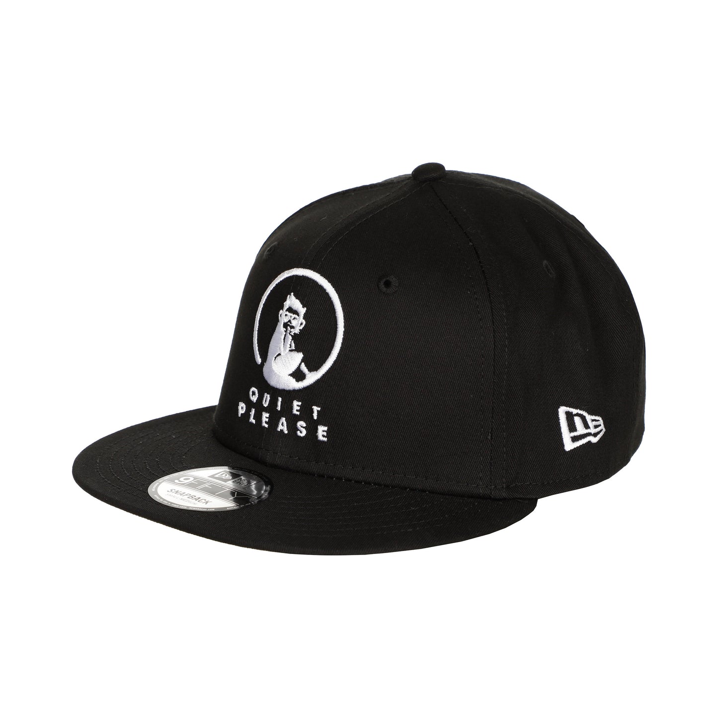 Quiet Please New Era Core 9 Fifty Cap Unisex - black, white