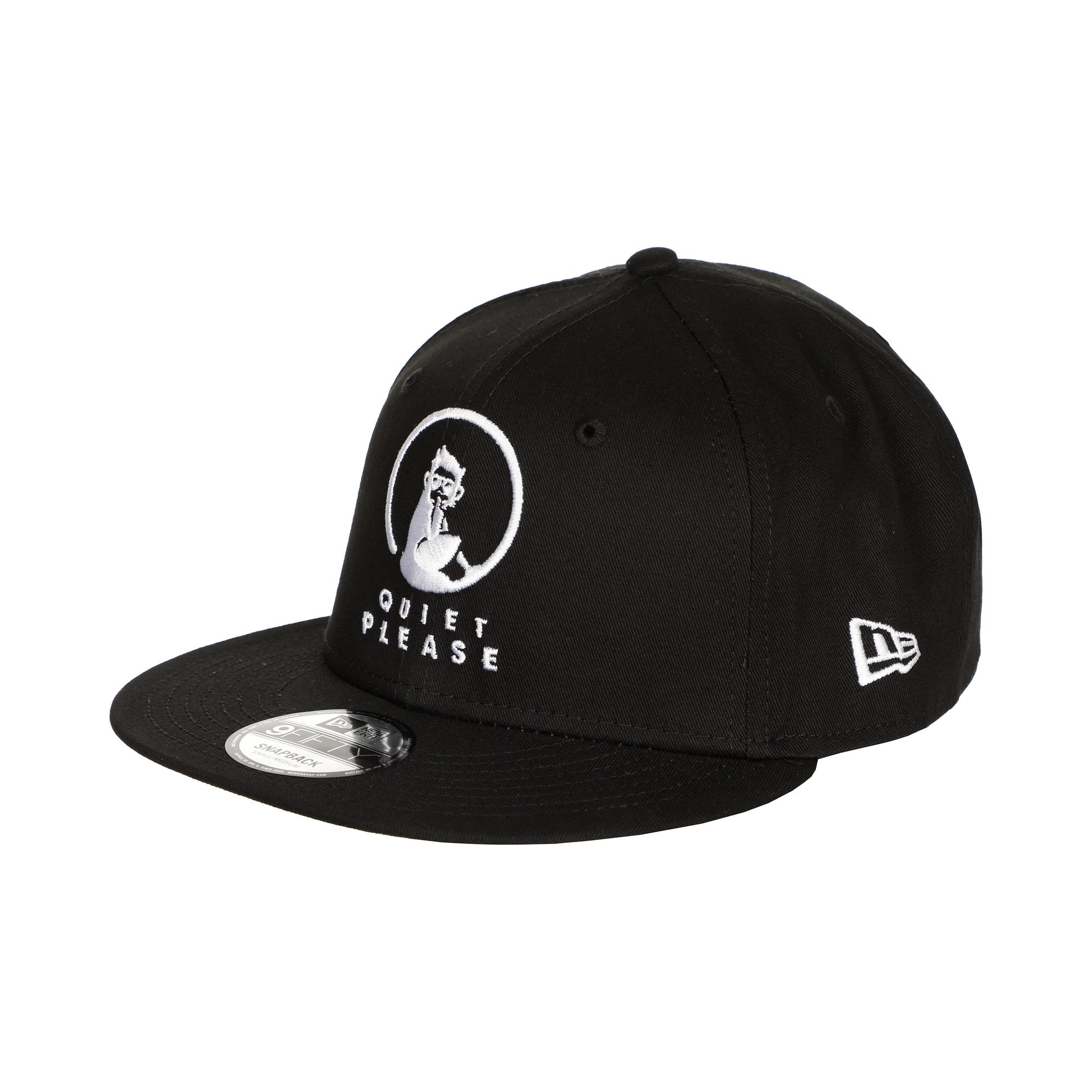 Quiet Please New Era Core 9 Fifty Cap Unisex - black, white