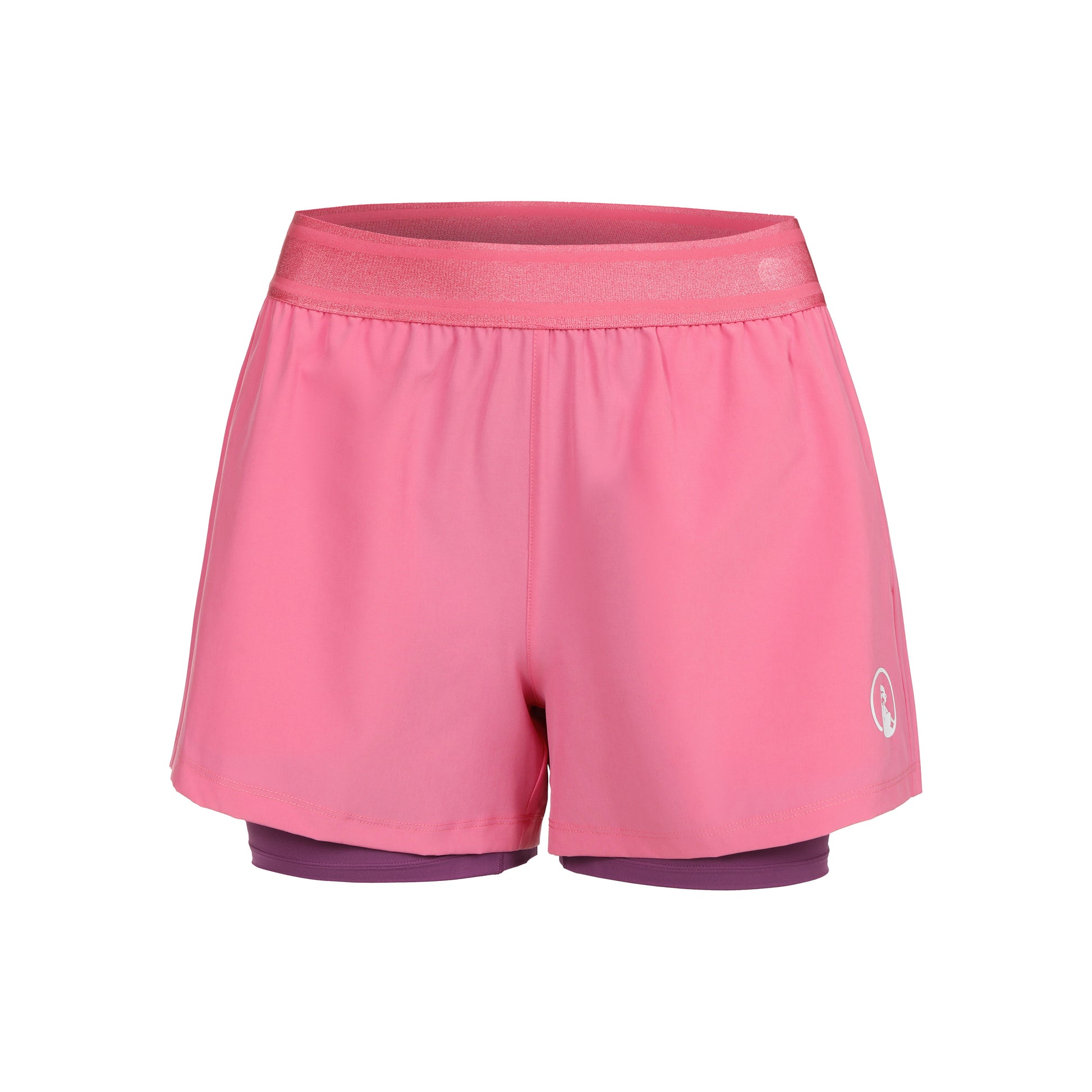 Quiet Please Point 2in1 Shorts Women - pink, berry