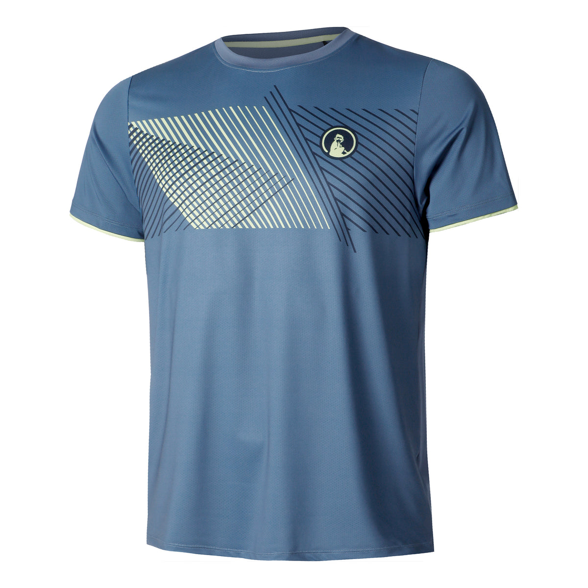 Quiet Please Perspectives Receiver T-Shirt Men-Blue