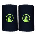 Wristband 2 Pack long - dark blue, neon green