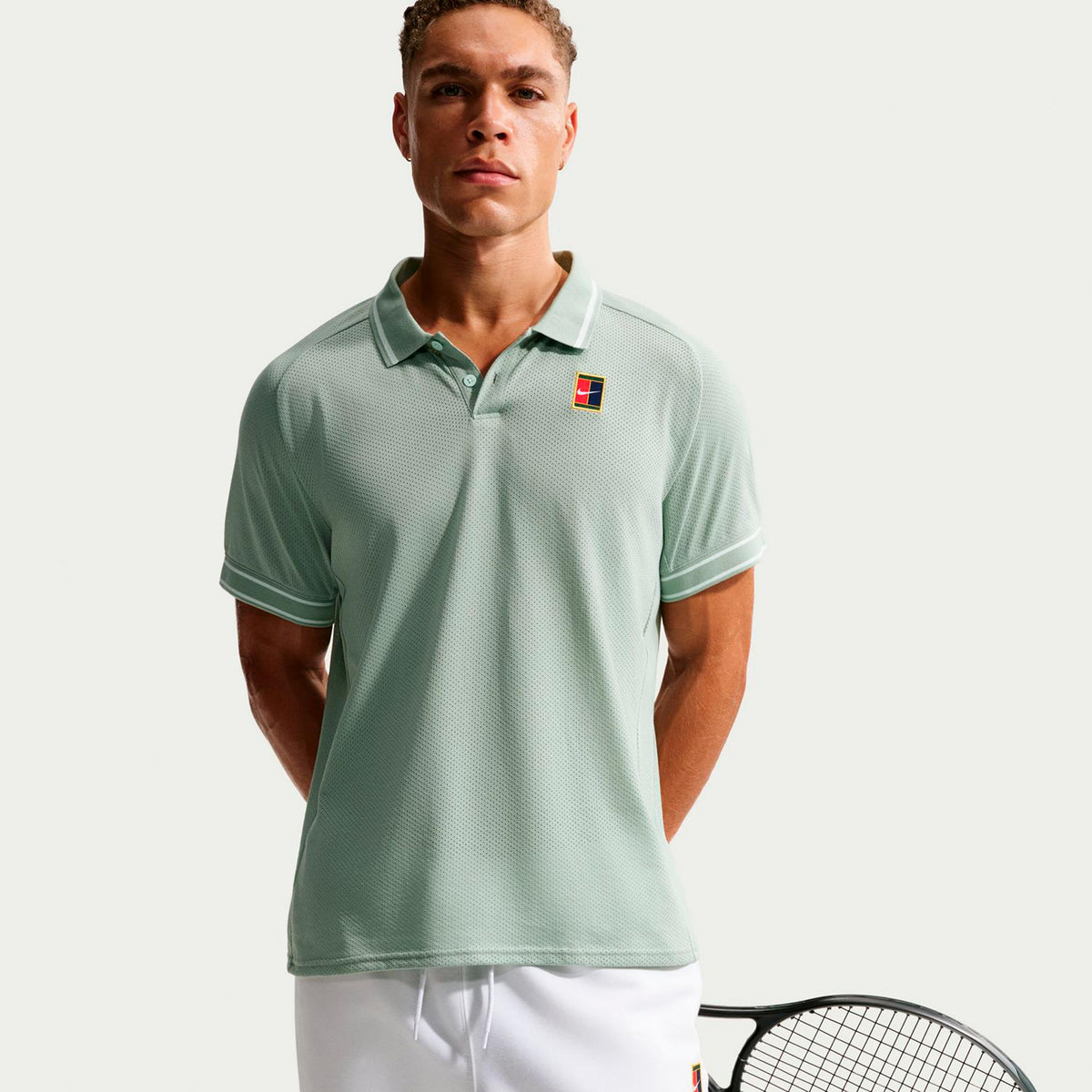 Nike Court Heritage Polo Men - grey-green