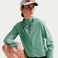 Swift Running jacket Women - light green, silver