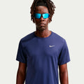 Miler Running shirt Men - dark blue, silver
