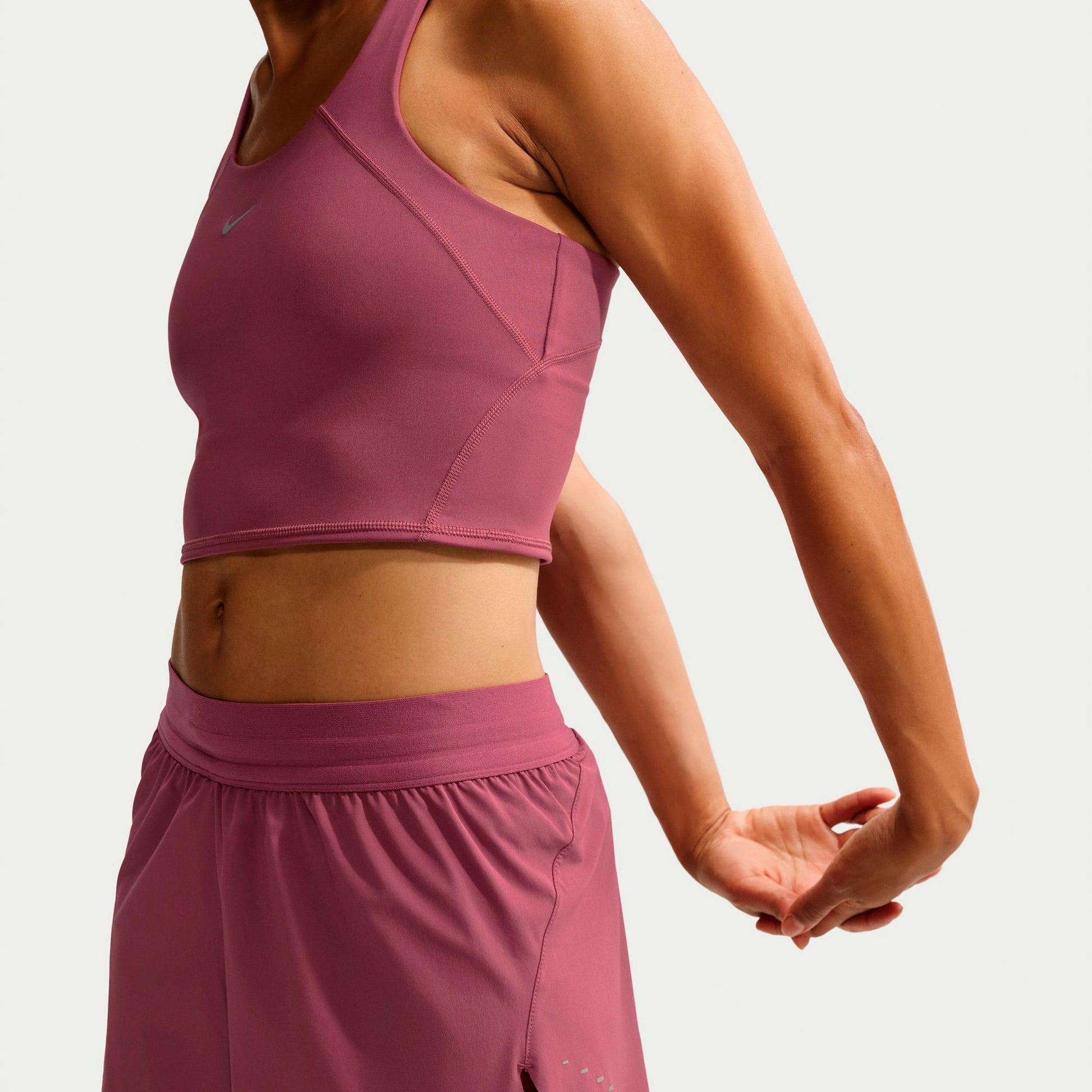 Nike Swift 2in1  Running shorts Women - mauve, silver