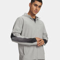 Velociti Storm Hooded  Running jacket Men-grey, black