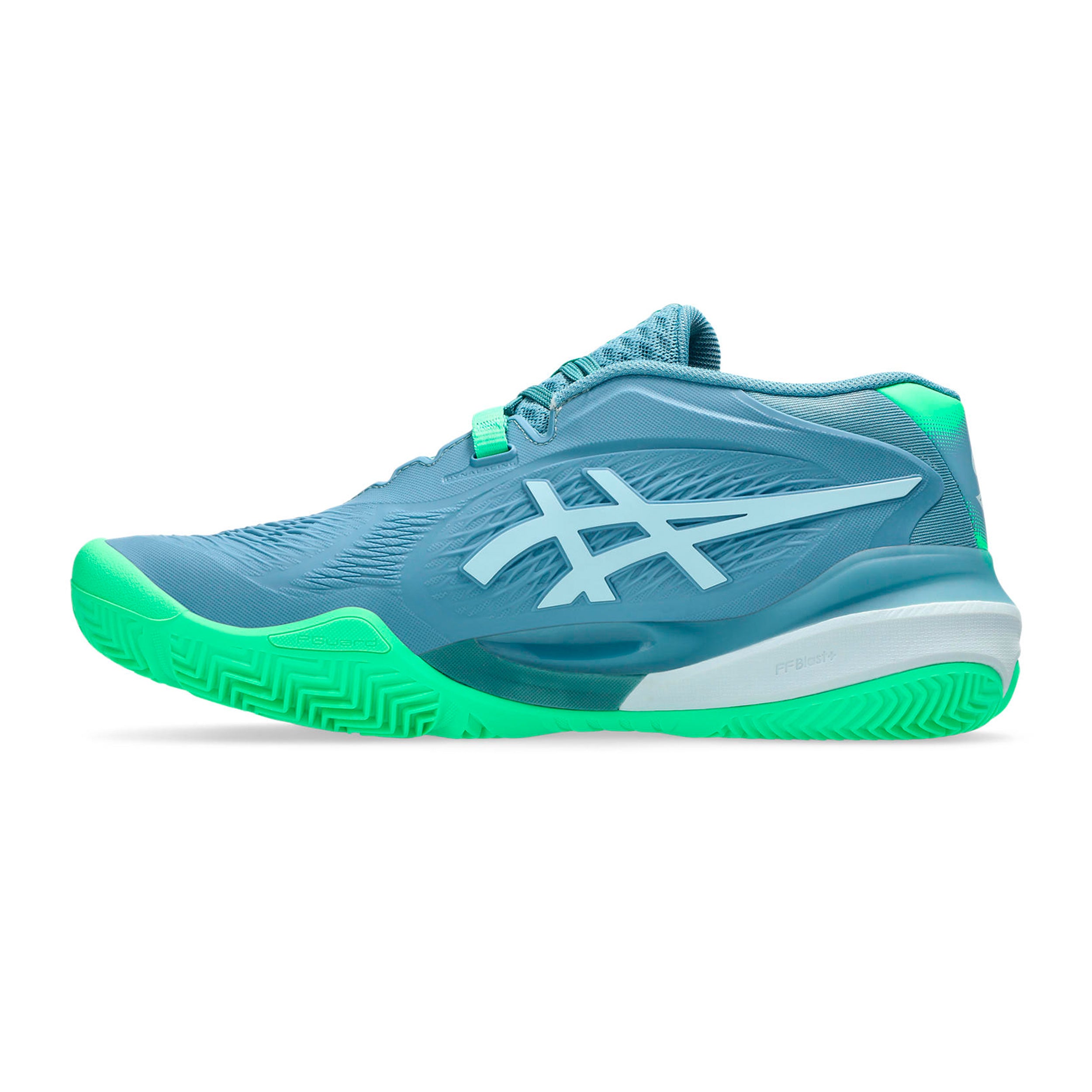 Gel-Resolution X Padel shoe Men - blue grey, neon green | Tennis-Point