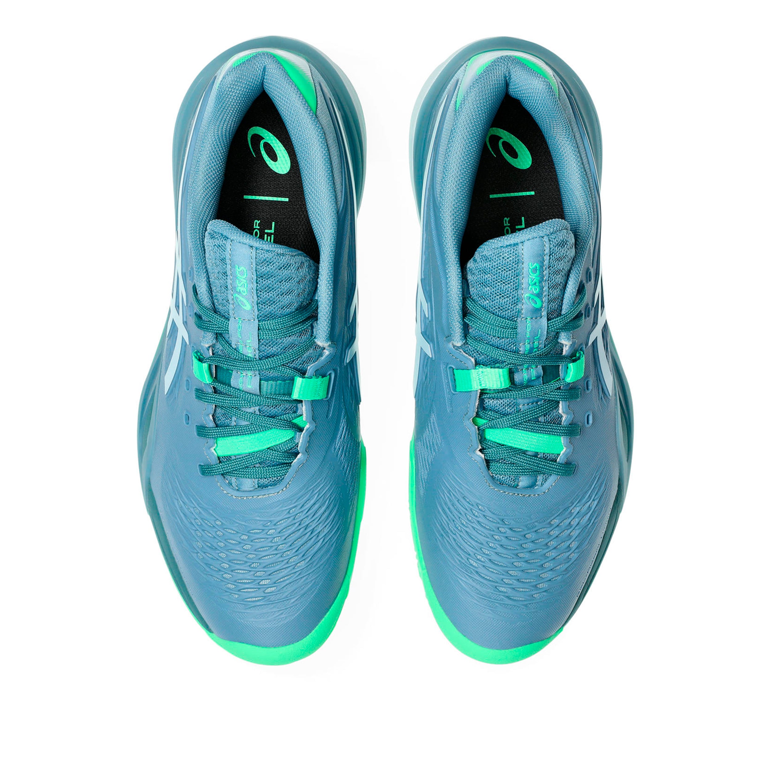 Gel-Resolution X Padel shoe Men - blue grey, neon green | Tennis-Point