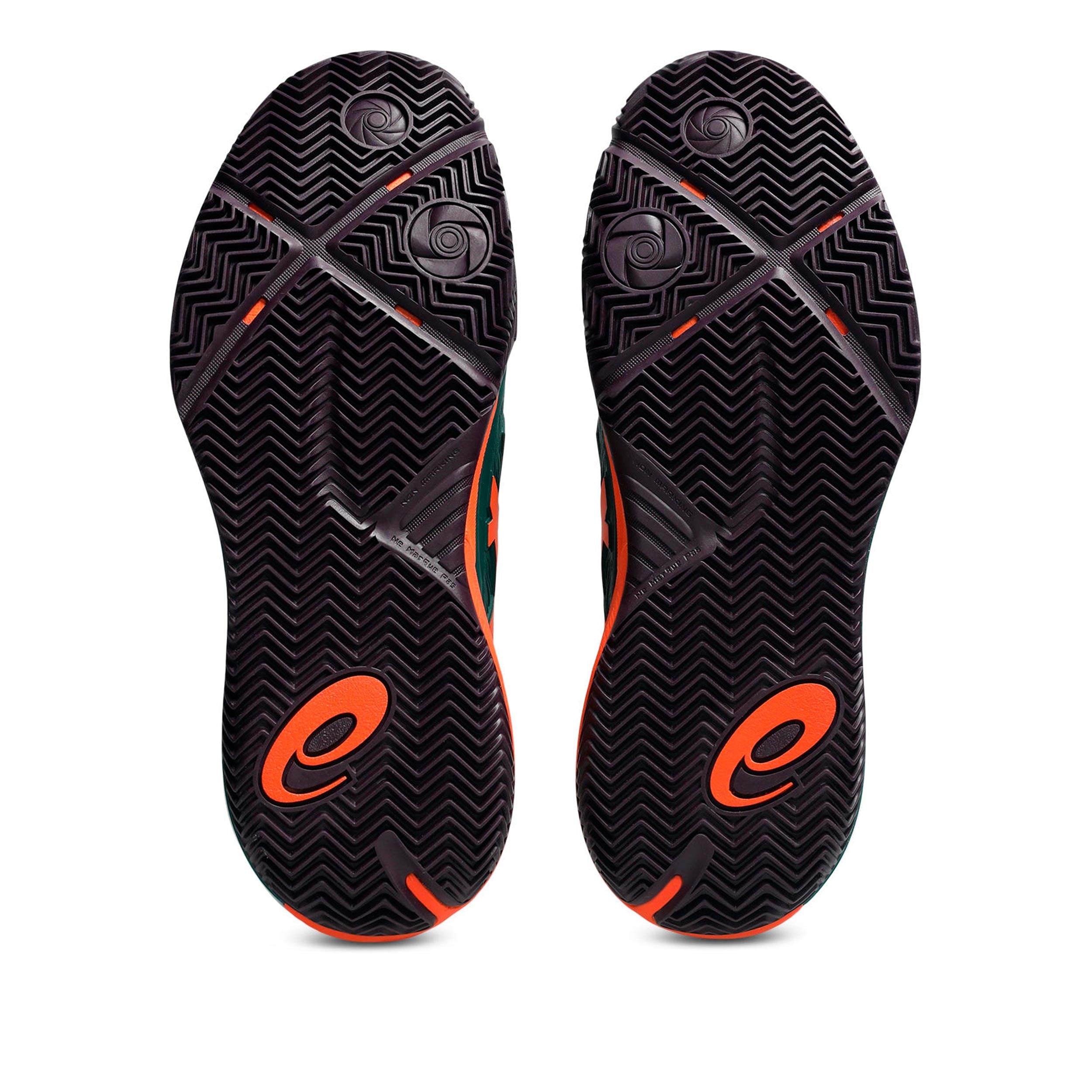 Gel-Resolution X Padel shoe Men - dark green, neon orange | Tennis