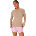 Road Seamless  Running shirt Women - beige