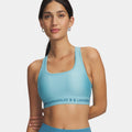 Crossback Mid Sports bras Women-blue, blue