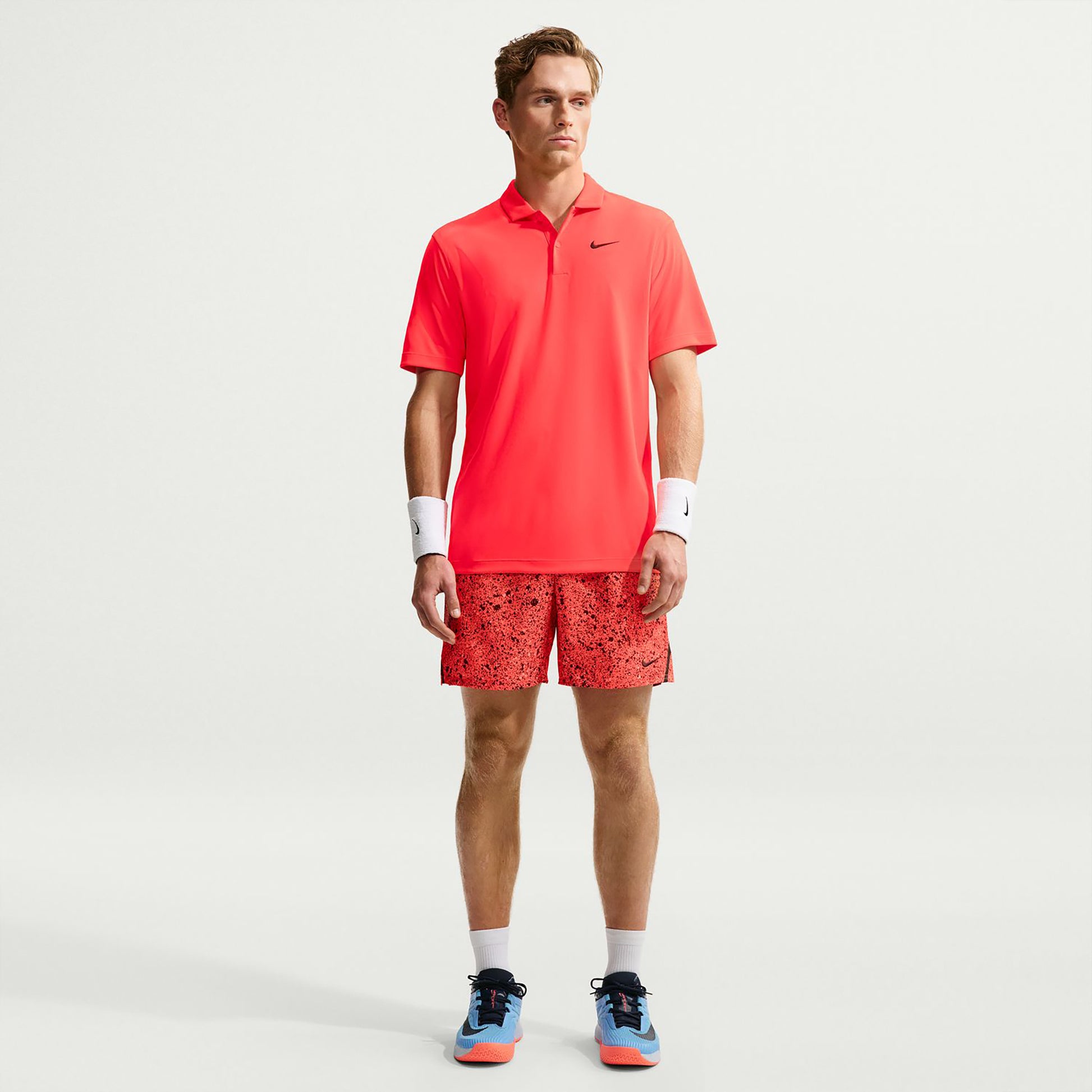 Nike Dri-Fit Victory Court Solid Polo Men - red, black