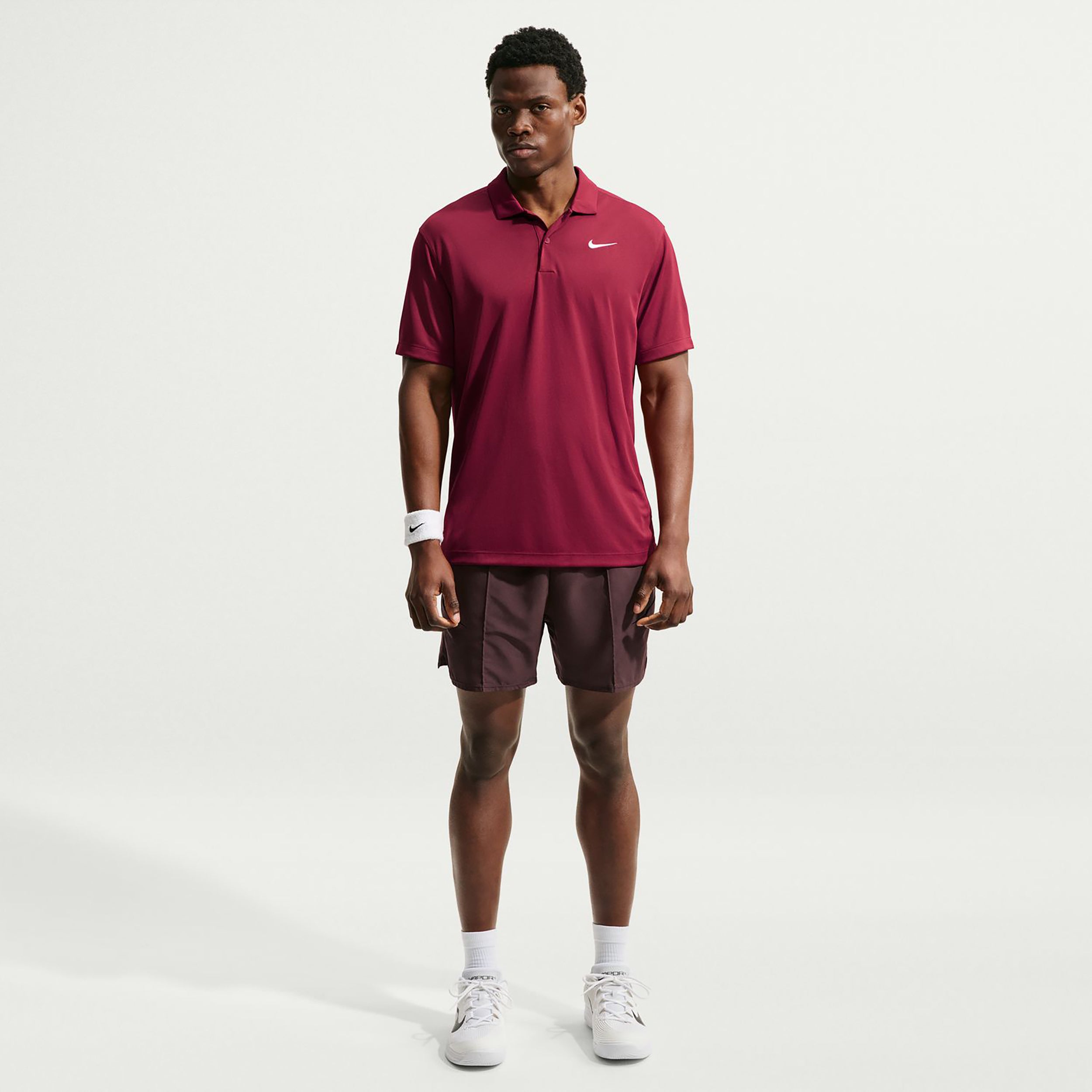 Nike Dri-Fit Victory Court Solid Polo Men - wine red
