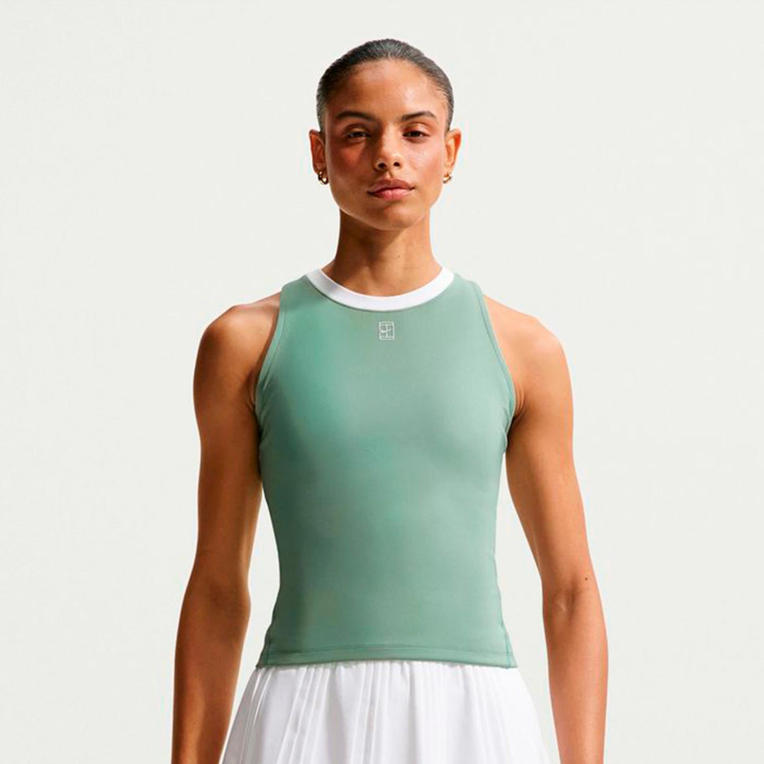 Nike Court Dri-FIT Advantage Tank Top Women - grey-green, white