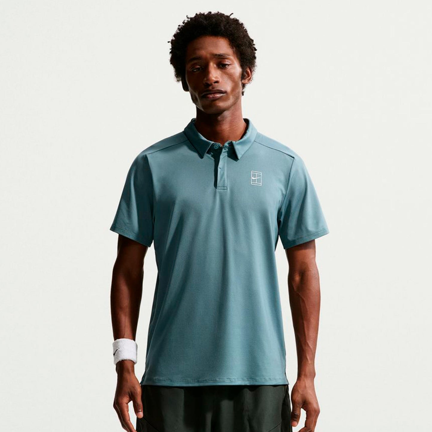 Nike Jannik Sinner Court Dri-FIT Advantage Polo Men - blue grey