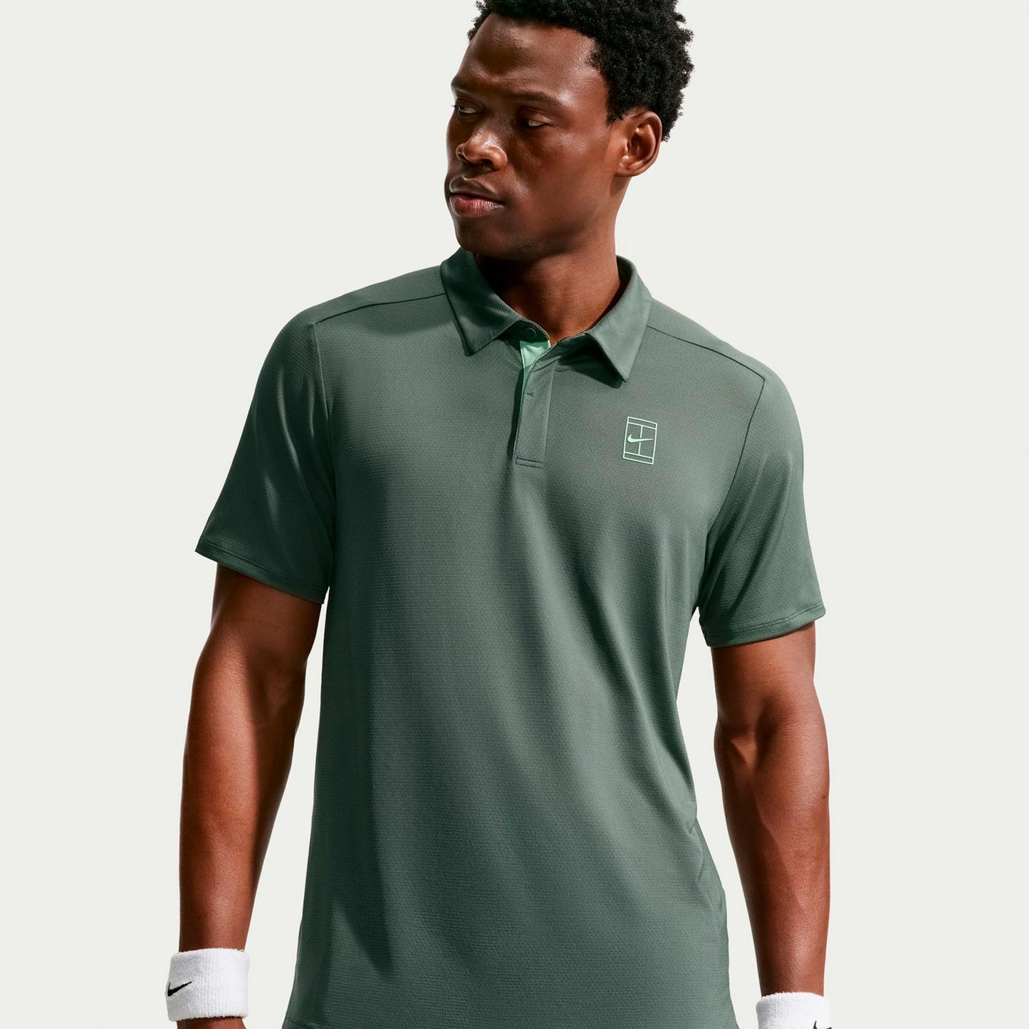 Nike Jannik Sinner Court Dri-FIT Advantage Polo Men - grey-green