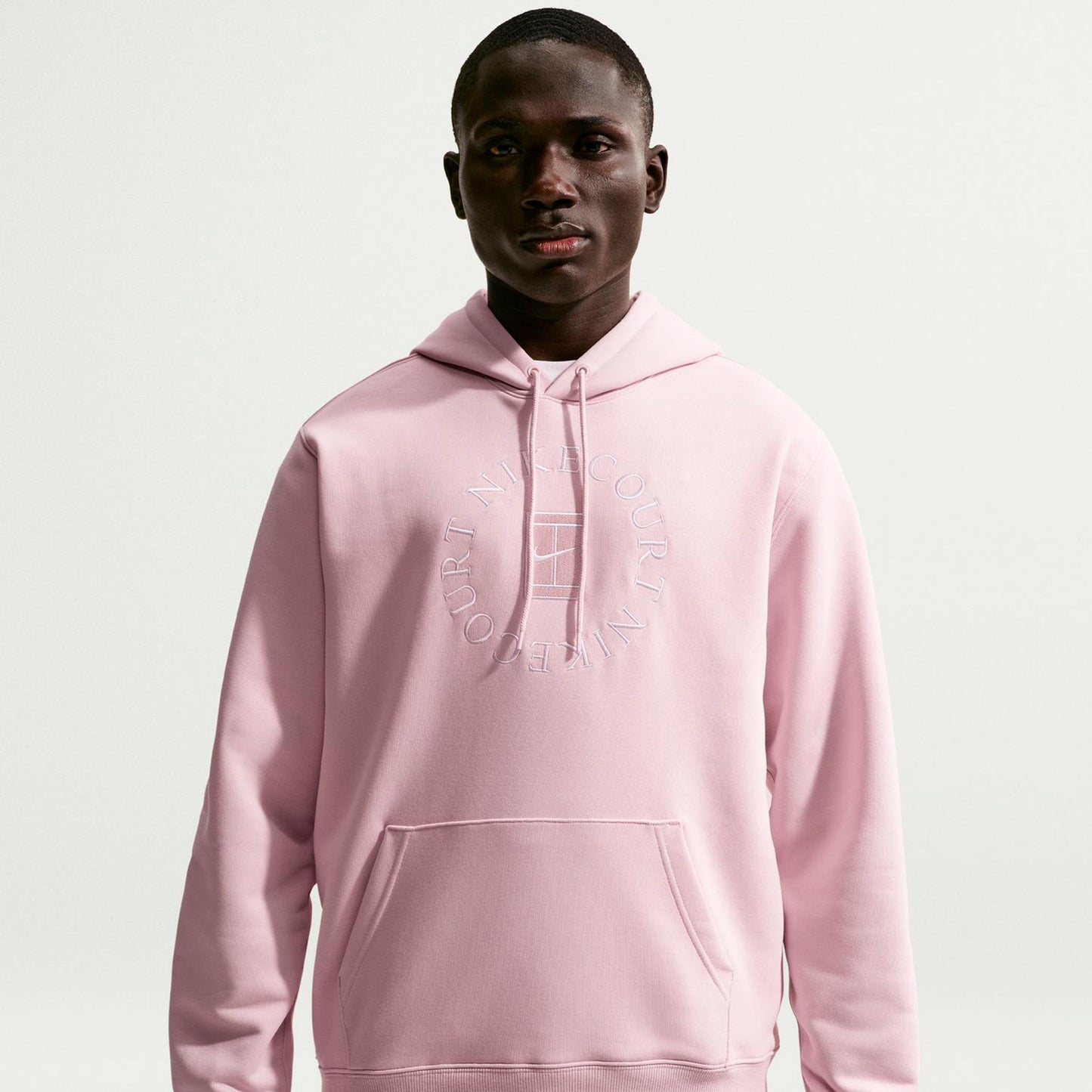 Nike Court Dri-Fit Heritage Hoody Men - antique pink, beige
