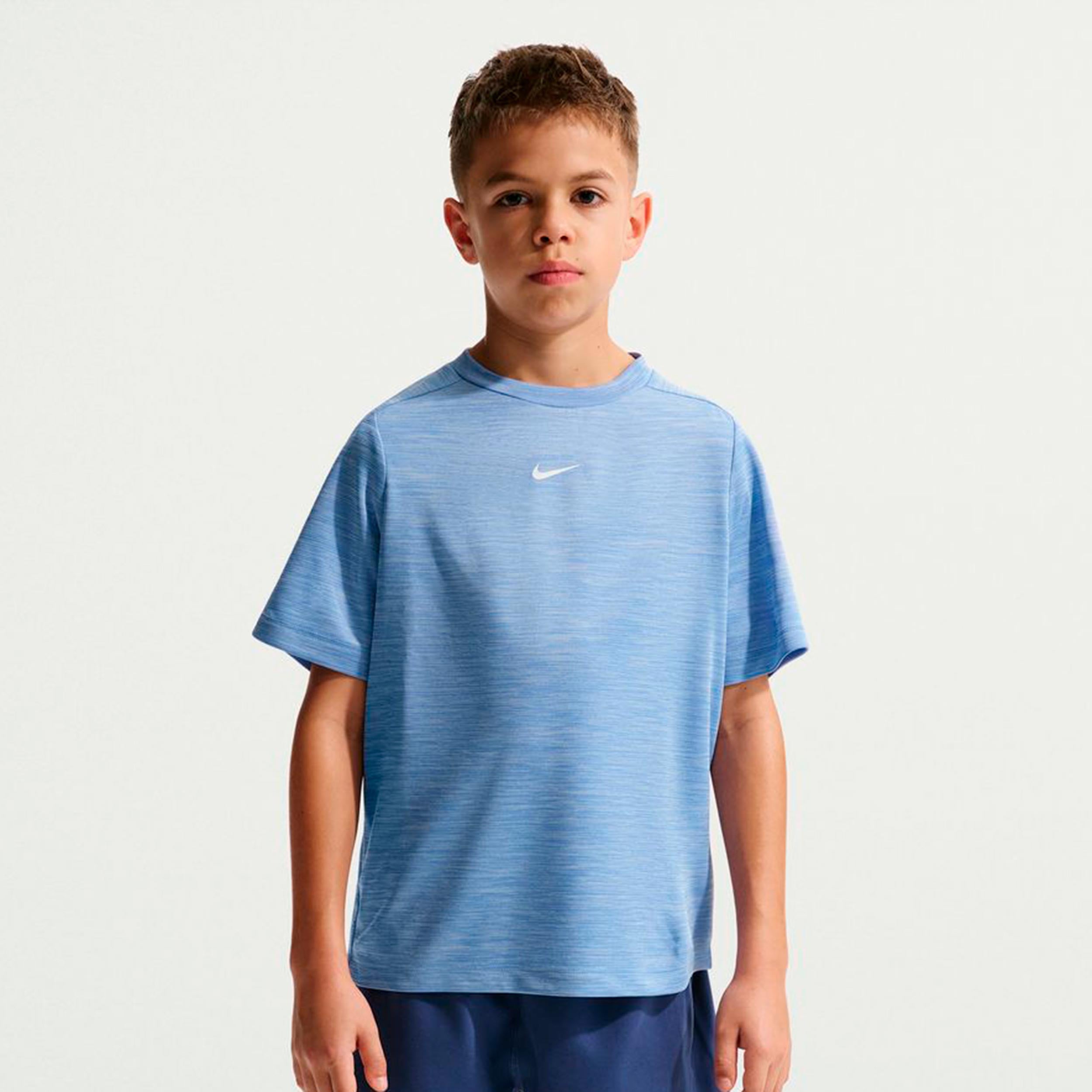 Nike Dri-FIT Multi Heather T-Shirt Kids - blue, light blue