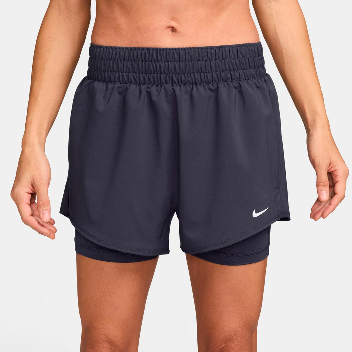 Nike Dri-Fit One High Rise 2in1 3in Shorts Women - dark grey