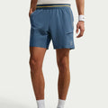 Court Dri-FIT Advantage 6in Shorts Men - blue grey, orange