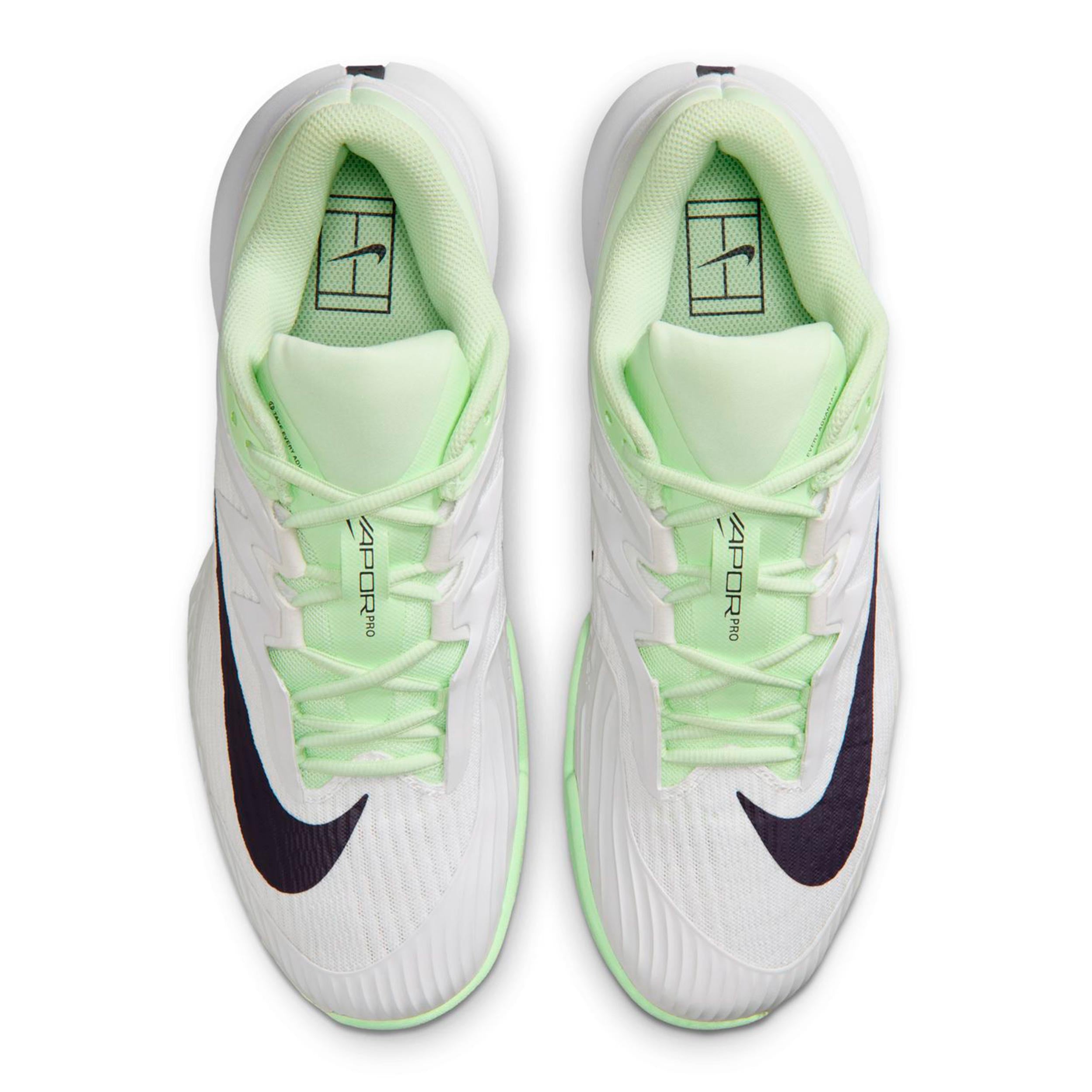 Zoom Vapor Pro 3 All court shoe Men-white, light green | Tennis-Point