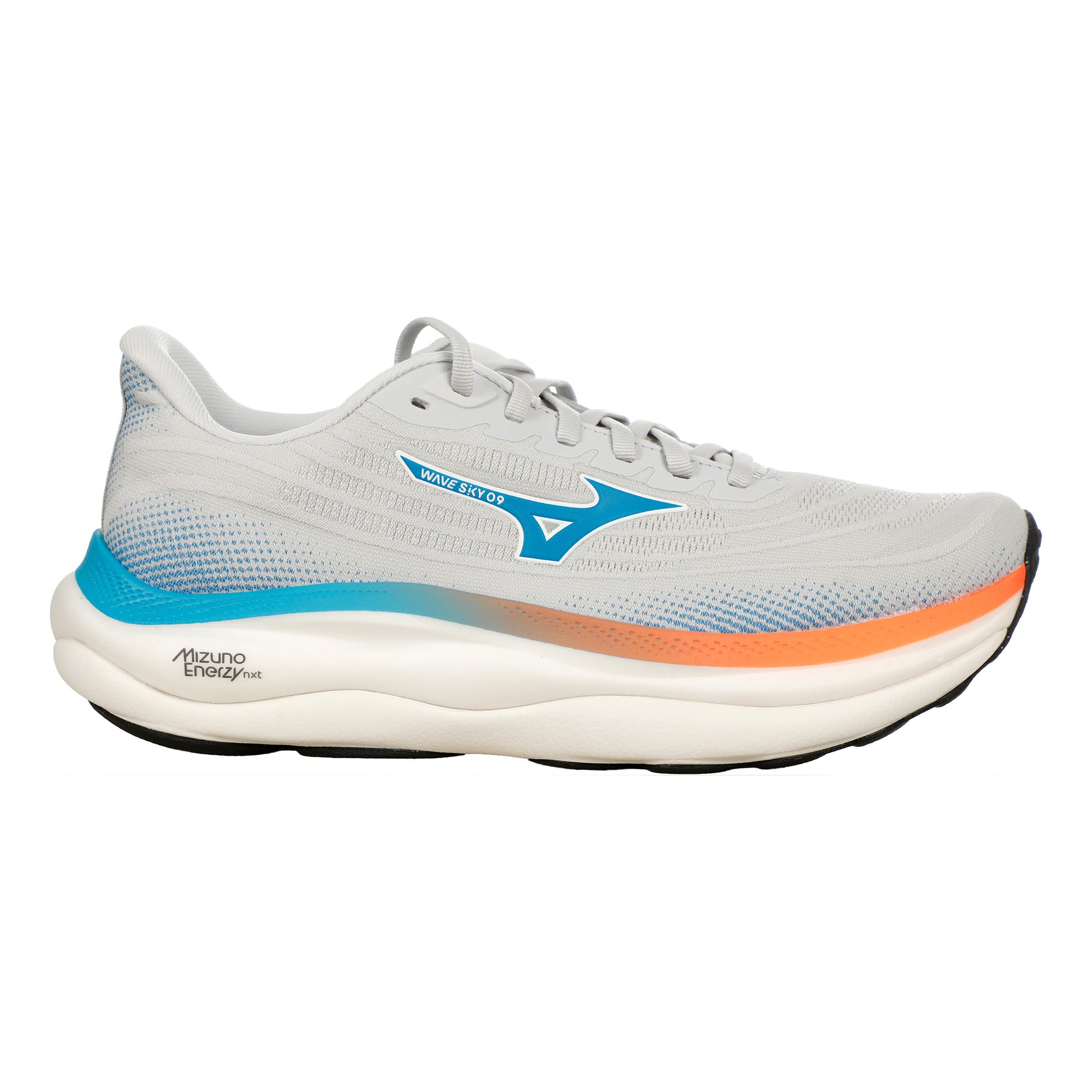 Mizuno Wave Sky 9  Neutral running shoe Men - lightgrey, orange