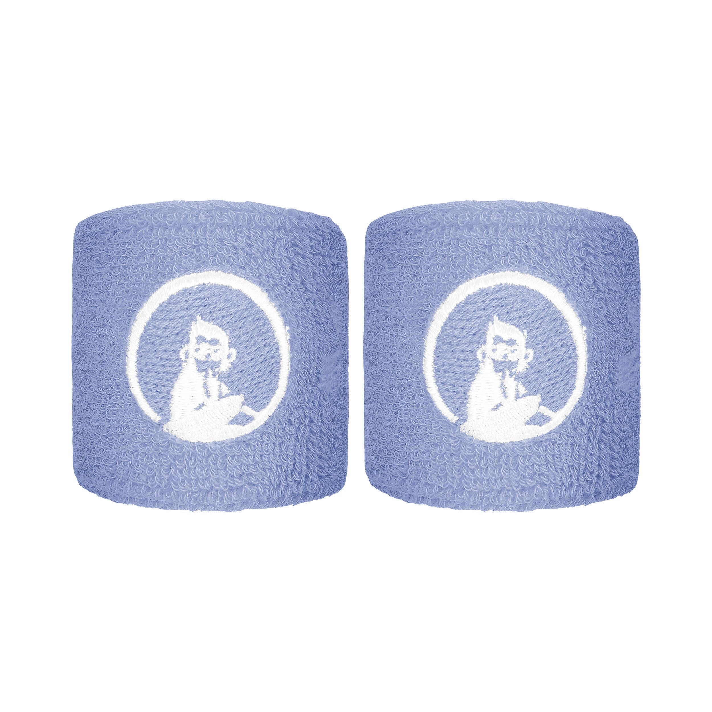 Quiet Please Glow Wristband 2 Pack short - cobalt blue